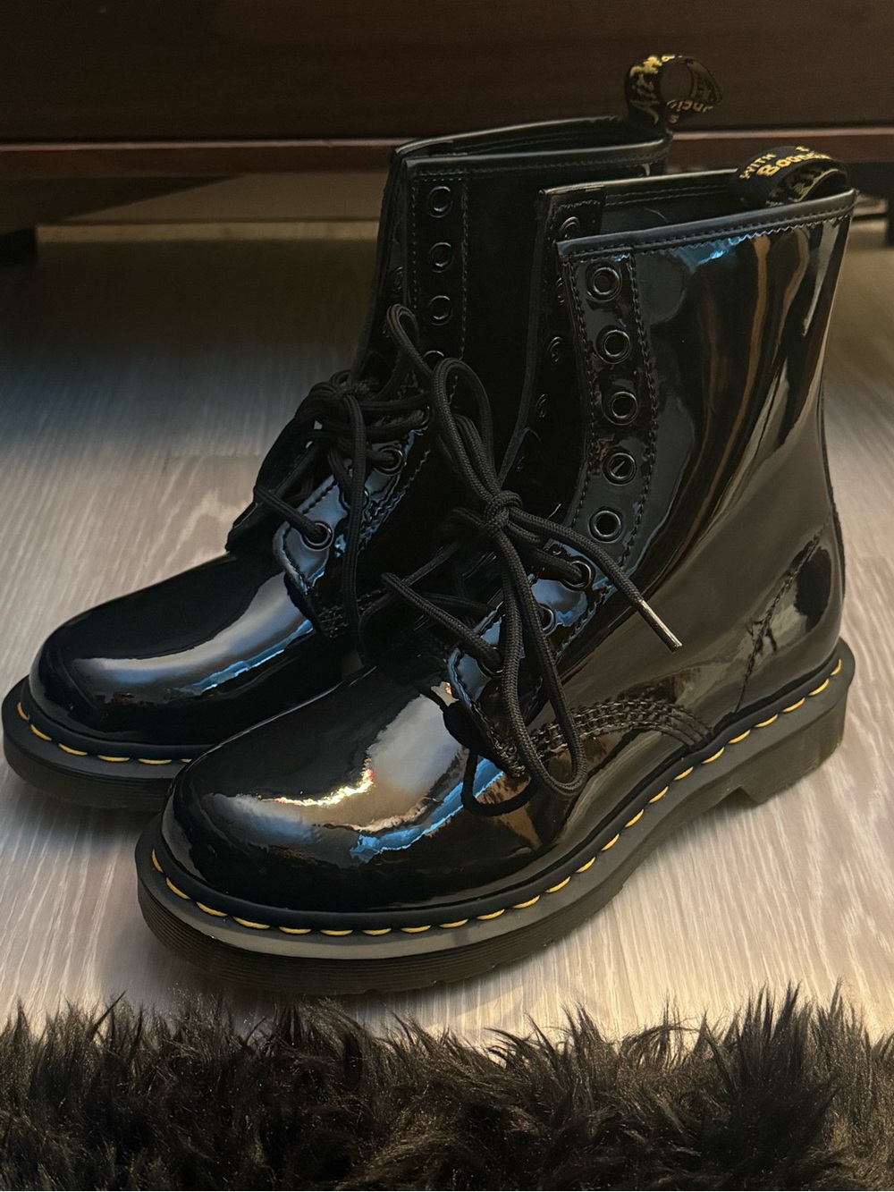 Dr Marten Patent Leather Boots